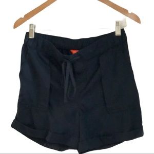 Joe Fresh NWOT blue drawstring shorts pockets Sz 6